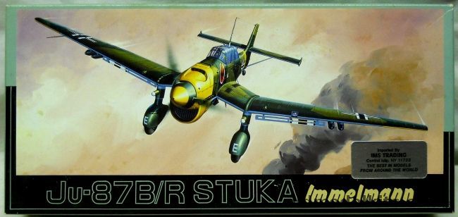 Fujimi 1/72 TWO Junkers Stuka Ju-87 B-1/B-2/R-1/R-2 - I./SG.2 (2) Immelmann 1941 / III/Stuka 2 Immelmann / Stuka-Kette 'Jolanthe-Kette' Spanish Civil War 1939, F-13 plastic model kit